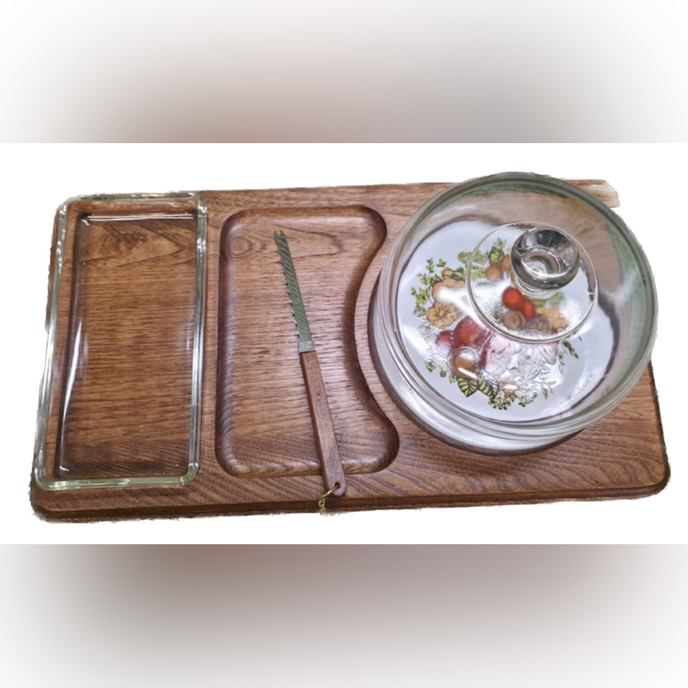 Vintage 1970's Goodwood~Spice of Life Cheese & Charcuterie Board - Picture 5 of 9